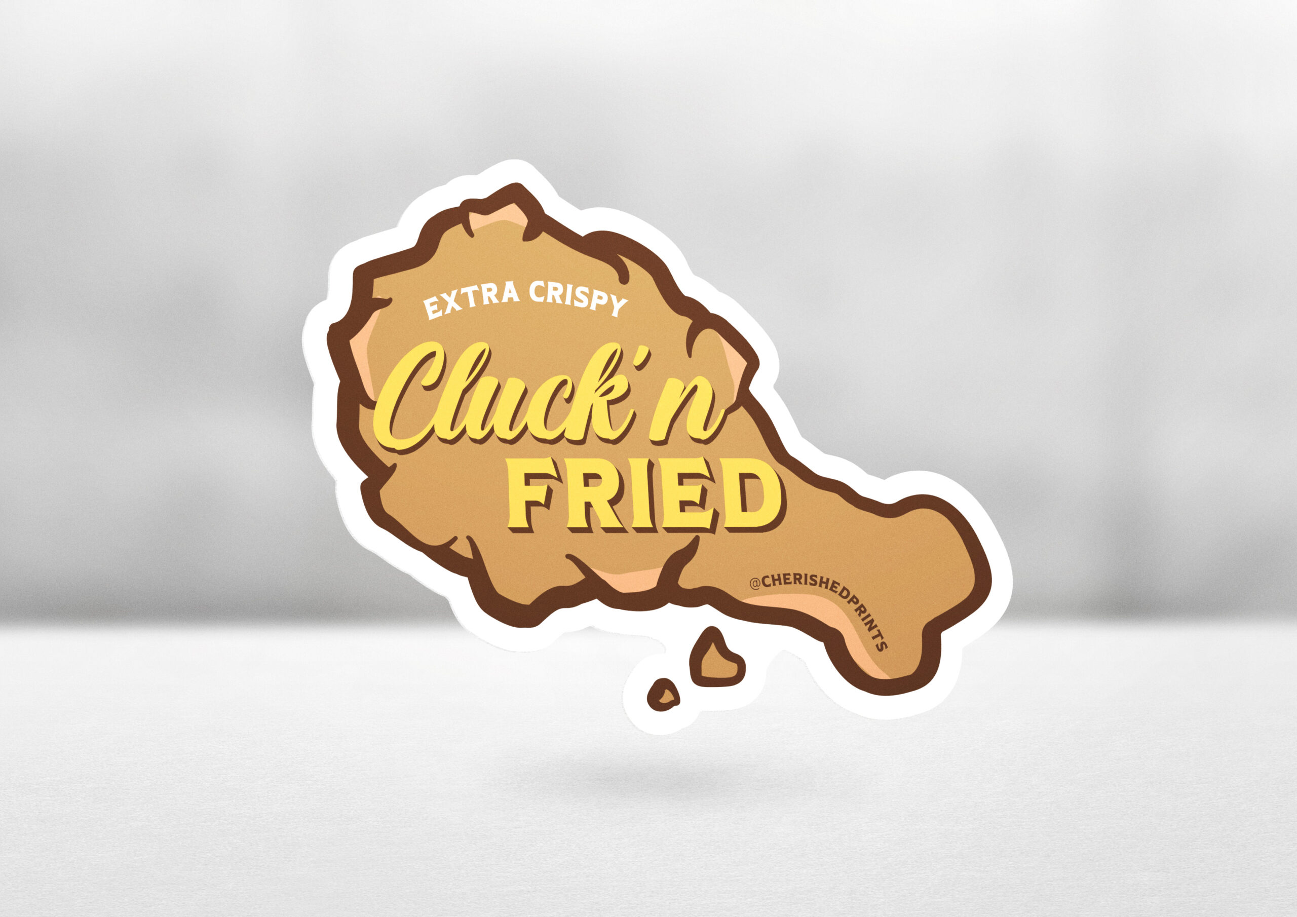 Cluck'n Fried sticker created for Creative South 2024